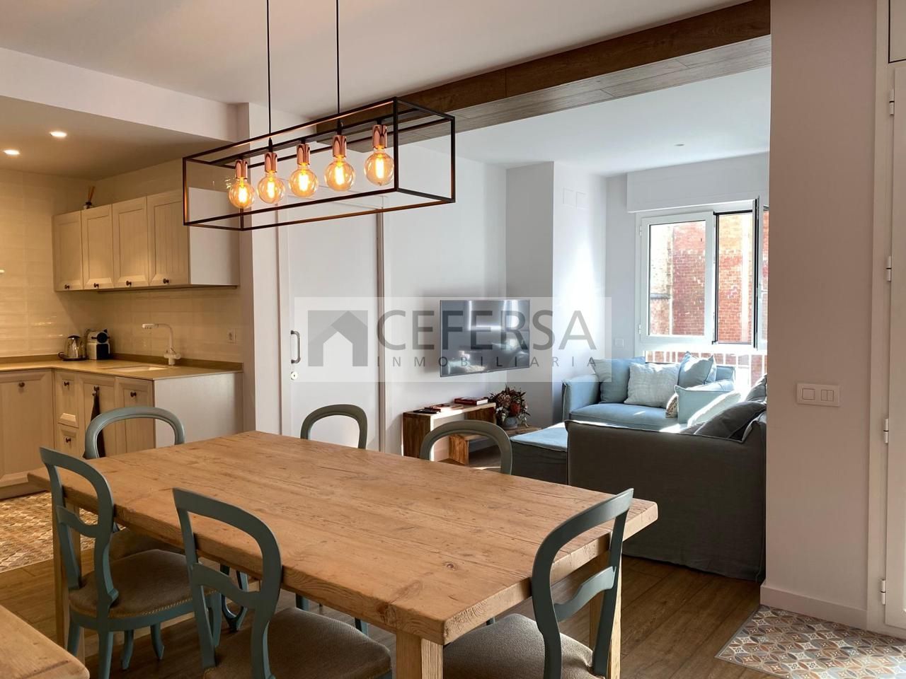 Menjador de Pis en venda en  Barcelona Capital amb Aire condicionat, Calefacció i Parquet