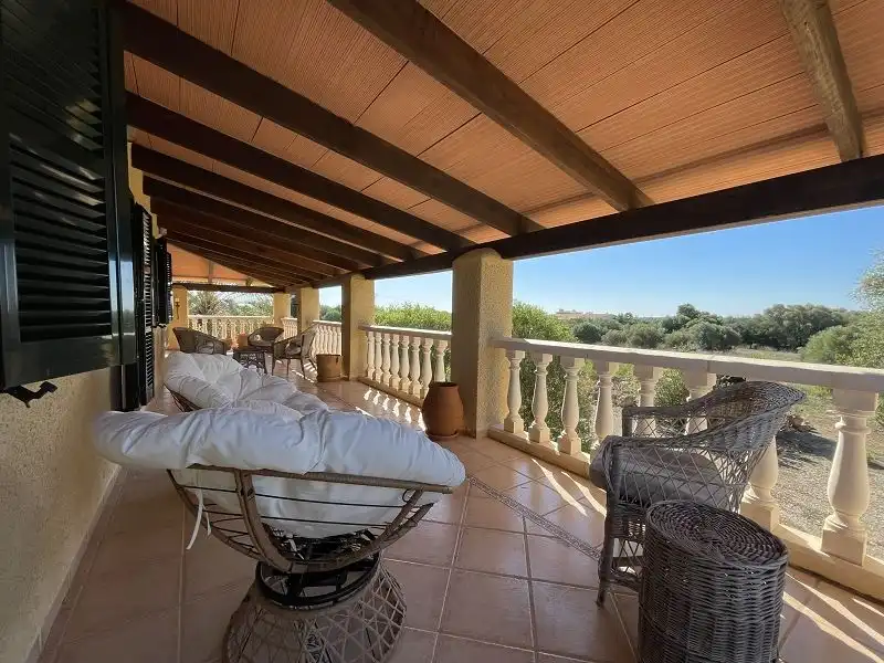 Terraza de Finca rústica en venta en Llucmajor con Aire acondicionado, Calefacción y Jardín privado