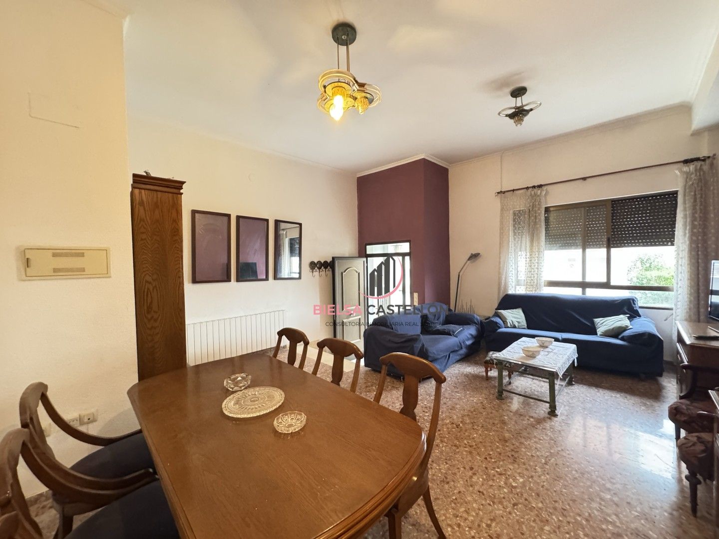 Sala d'estar de Pis en venda en Vall d'Alba amb Terrassa i Moblat