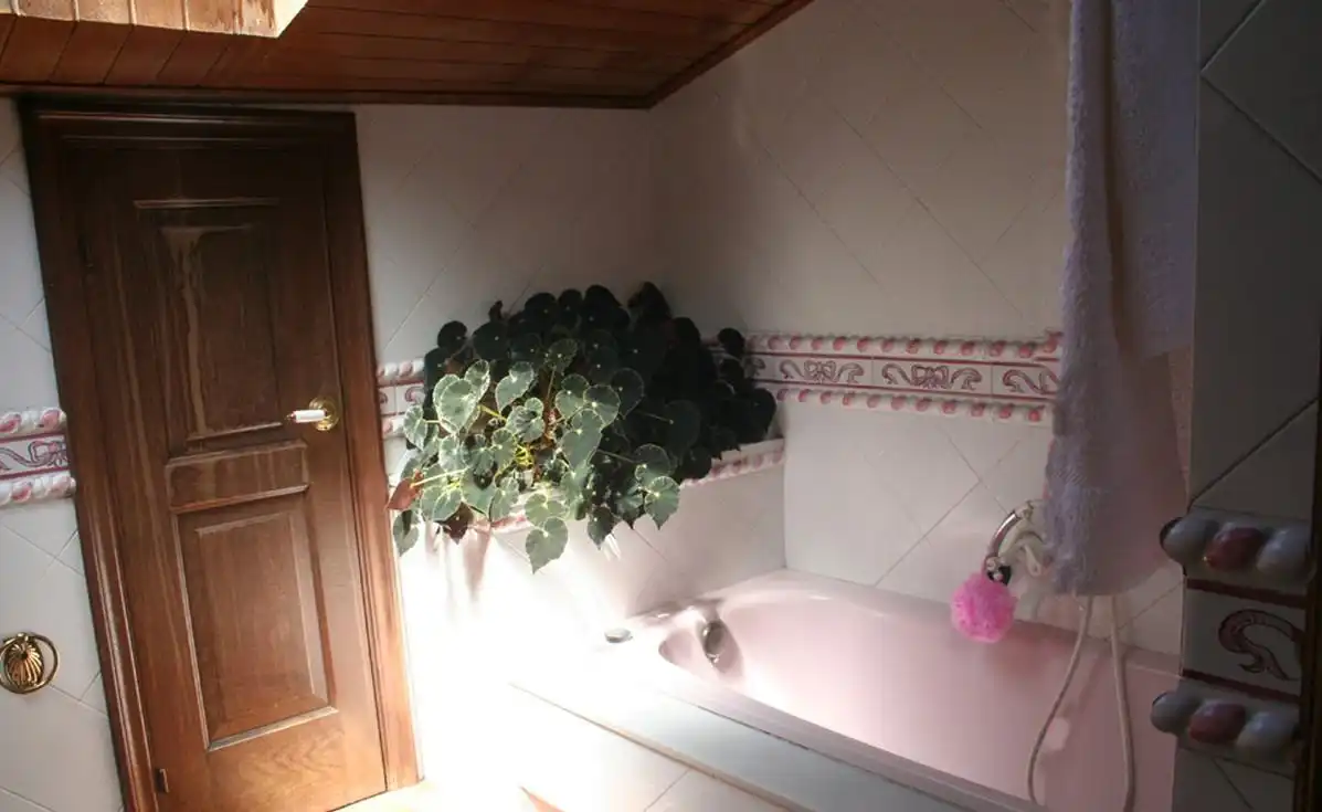 Baño de Finca rústica en venta en Teo con Calefacción, Jardín privado y Terraza