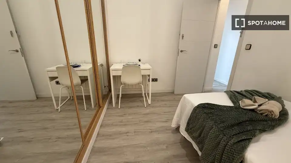 Habitación de Piso de alquiler en Madrid con Aire acondicionado, Calefacción y Amueblado