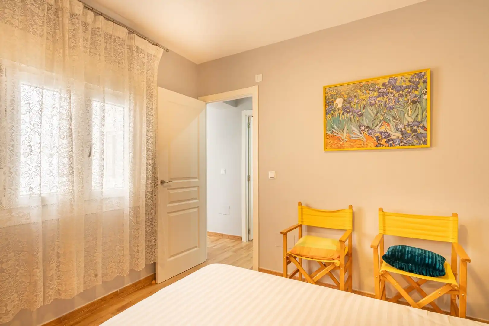 Schlafzimmer von Wohnung zur Miete in Almería mit Klimaanlage, Heizung und Terrasse