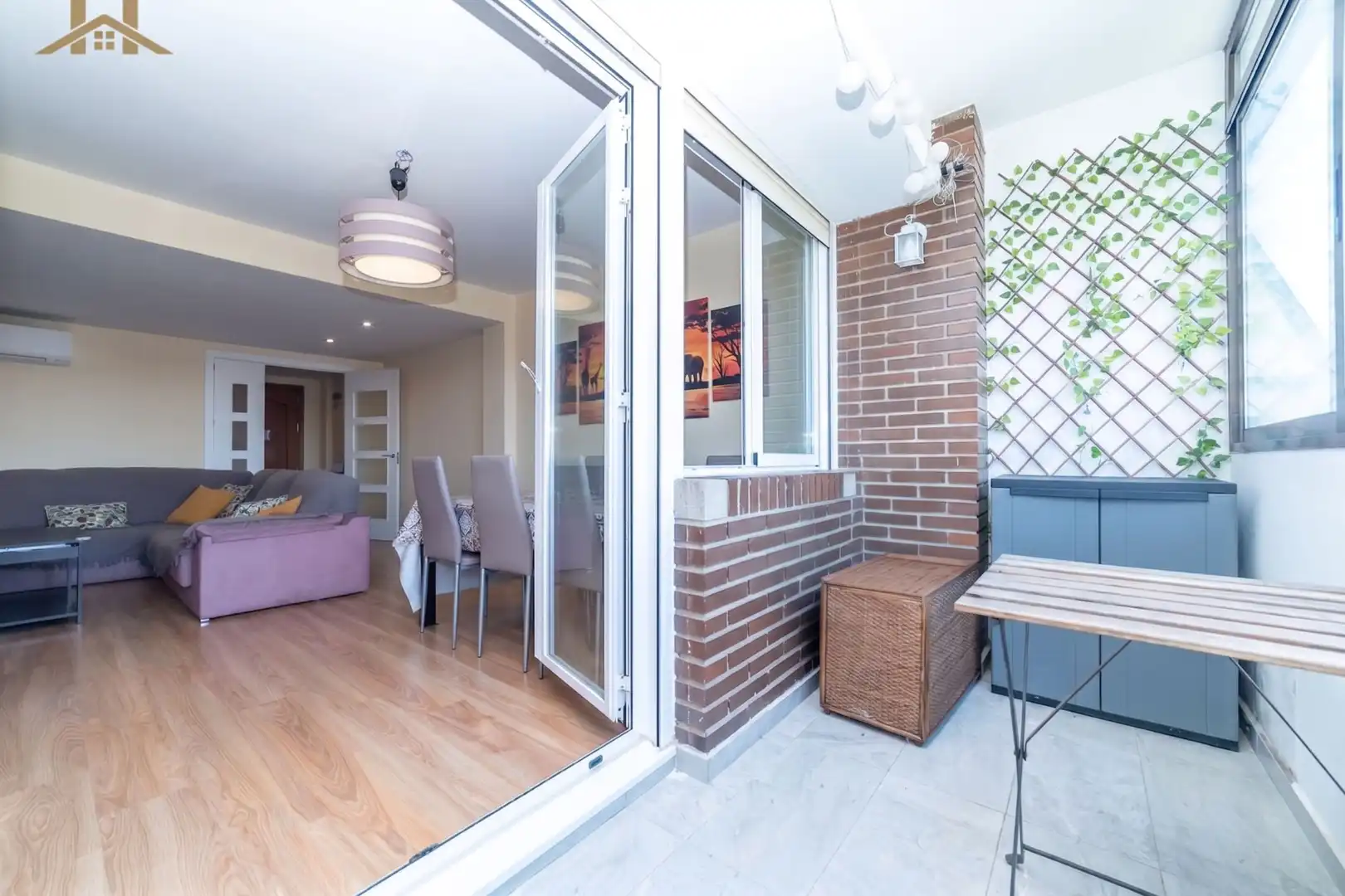 Balcony of Flat for sale in Alcorcón  with Air Conditioner, Heating and Terrace