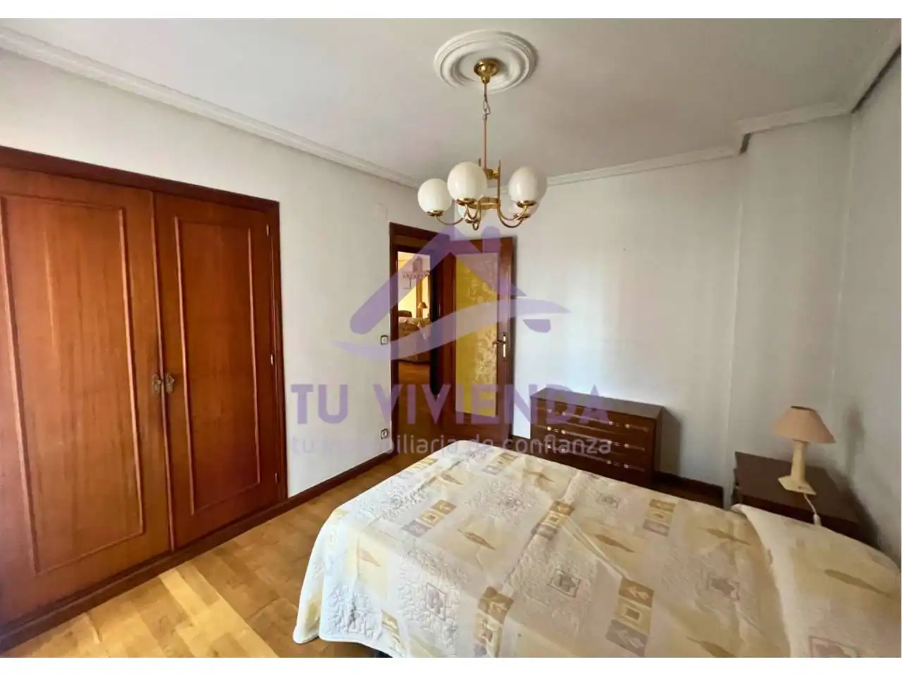 Schlafzimmer von Wohnung zum Verkauf in Valladolid mit Heizung, Parkett und Terrasse