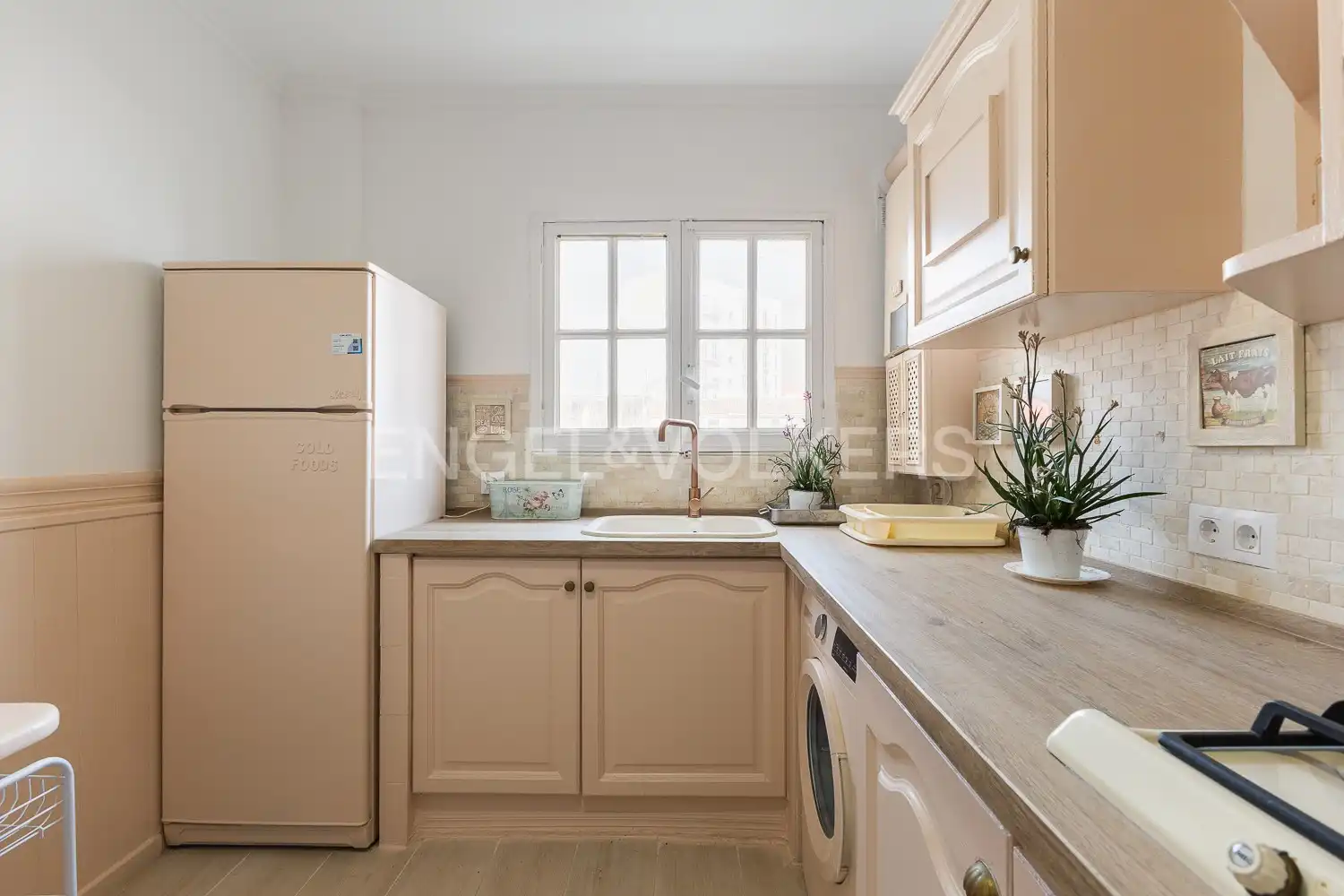 Cocina de Piso de alquiler en Valencia con Aire acondicionado, Calefacción y Parquet
