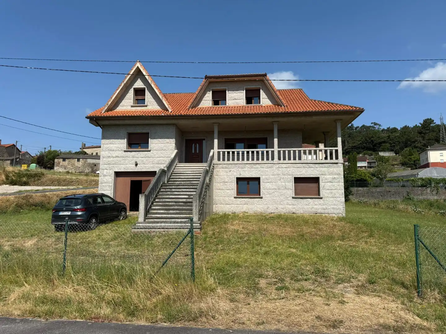 Vista exterior de Casa o xalet en venda en Dodro amb Calefacció, Jardí privat i Terrassa