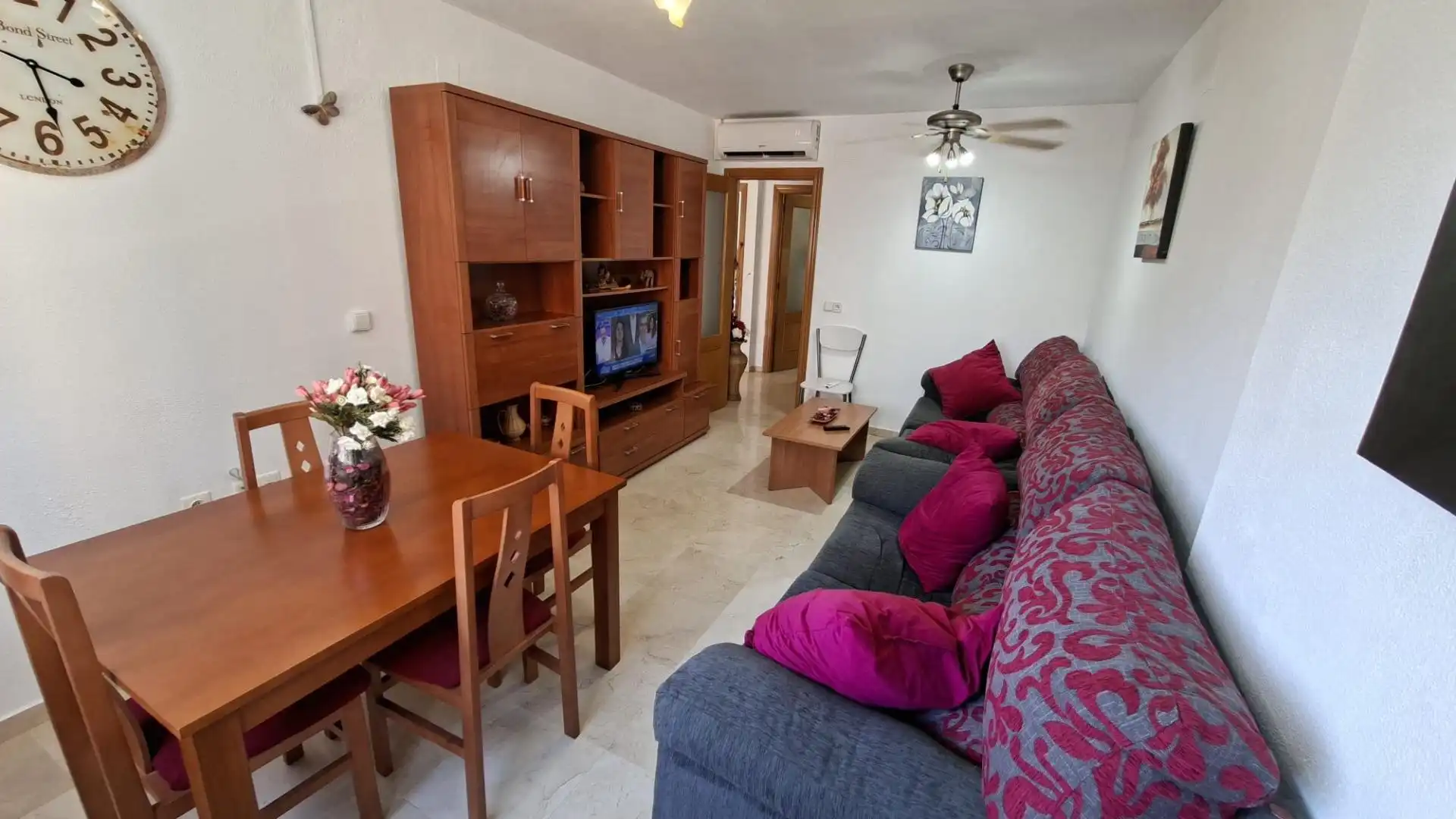 Living room of Flat for sale in Benidorm  with Air Conditioner, Heating and Private garden