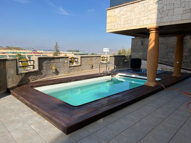 Piscina de Casa o xalet de lloguer en Coín amb Aire condicionat, Calefacció i Jardí privat