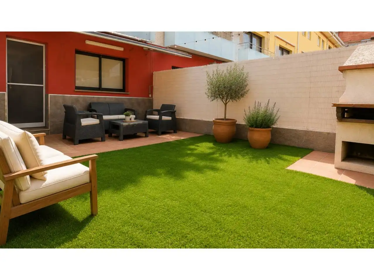 Terraza de Casa o chalet en venta en Sarrià de Ter con Aire acondicionado, Calefacción y Jardín privado