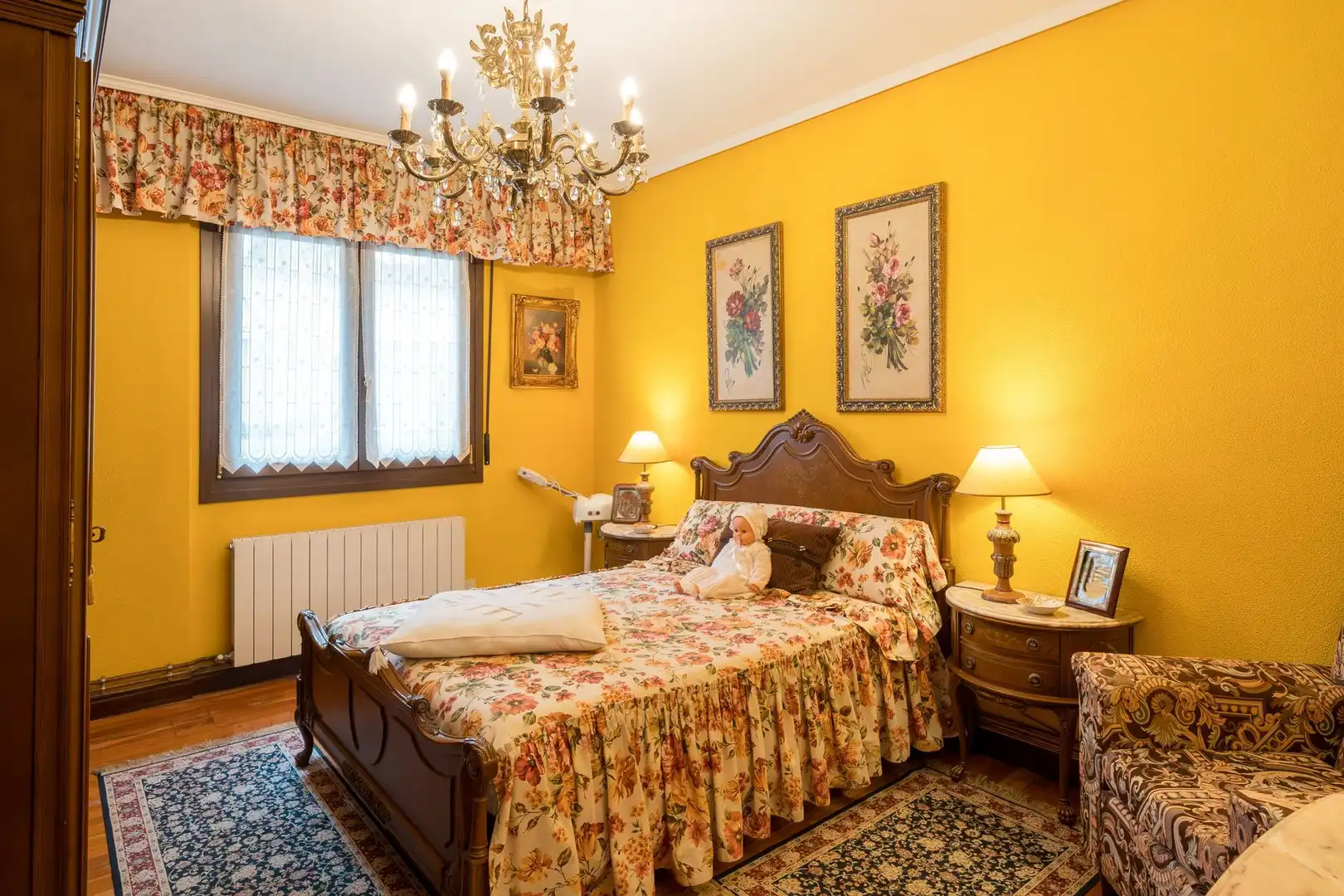 Bedroom of Flat for sale in Bilbao   with Heating and Balcony