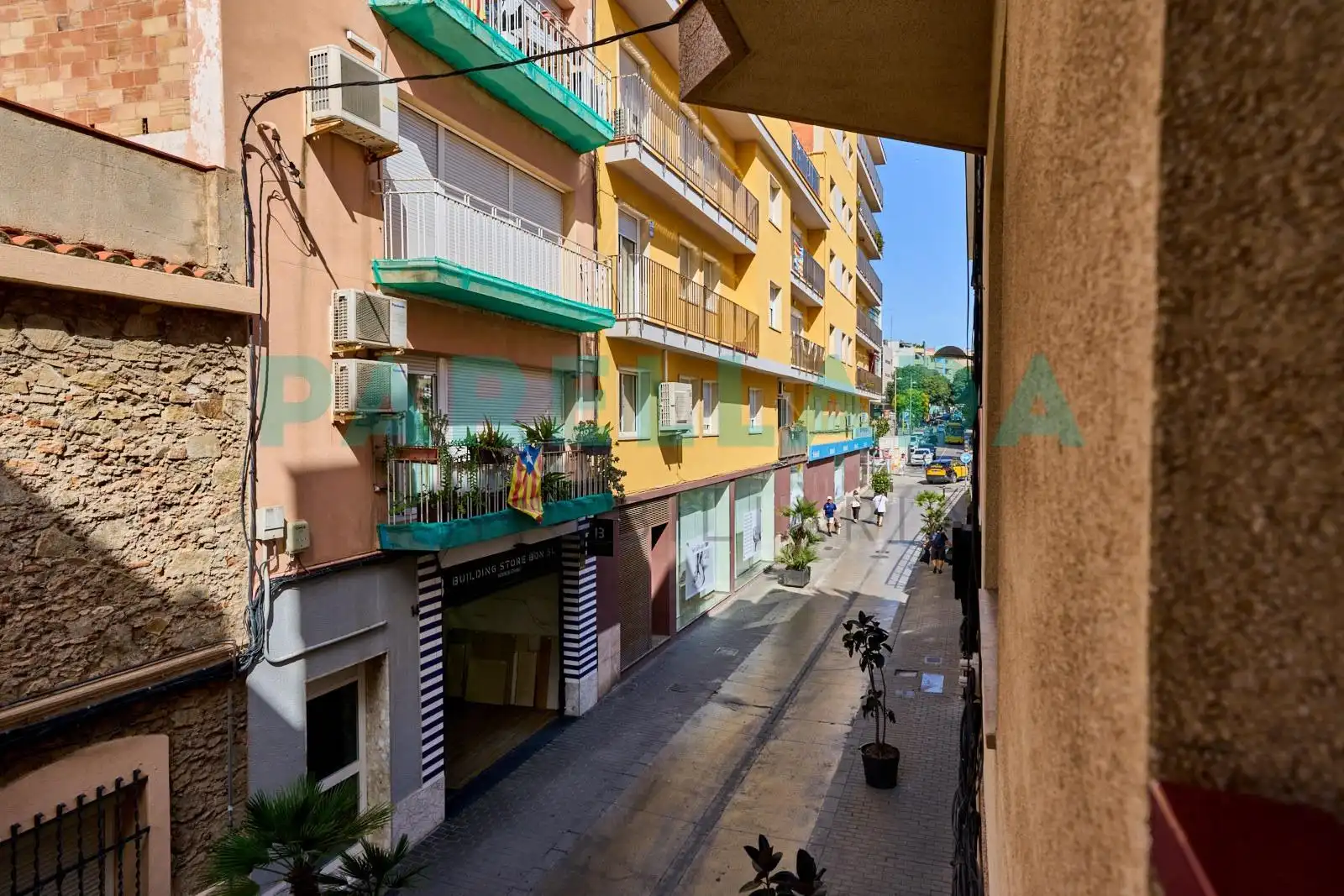 Exterior view of Flat for sale in Badalona  with Air Conditioner, Heating and Parquet flooring