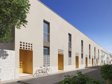 Adossat d'obra nova amb jardí en venda a Calle Baeza 18