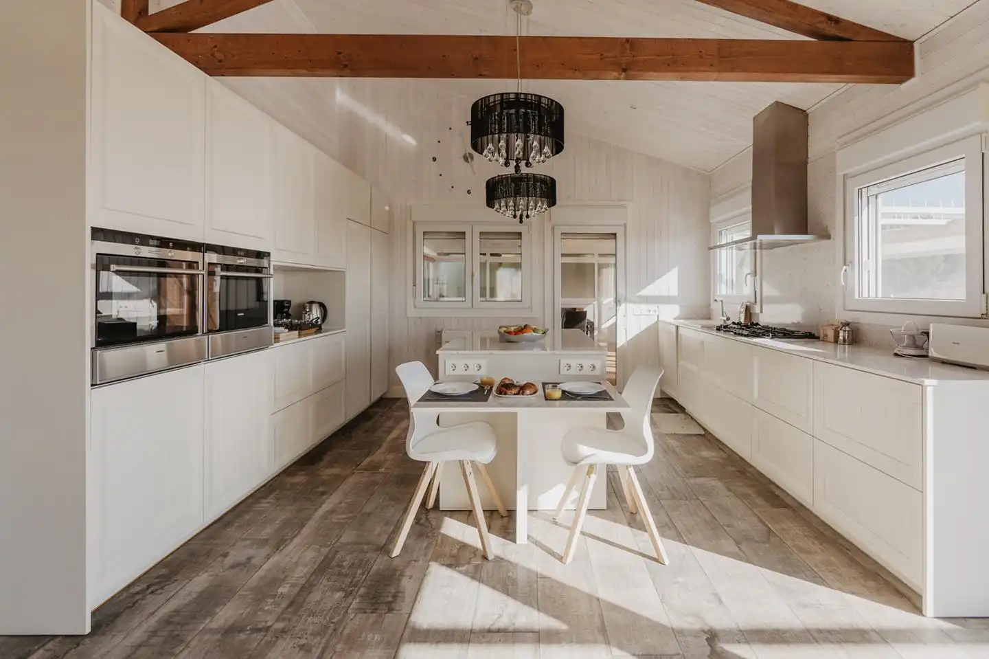 Kitchen of Houses for sale in Pineda de Mar  with Air Conditioner, Heating and Private garden