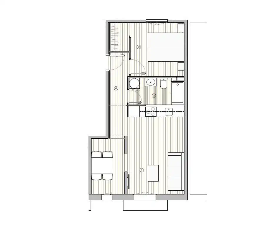 Wohnung zum Verkauf in Barcelona mit Klimaanlage und Heizung