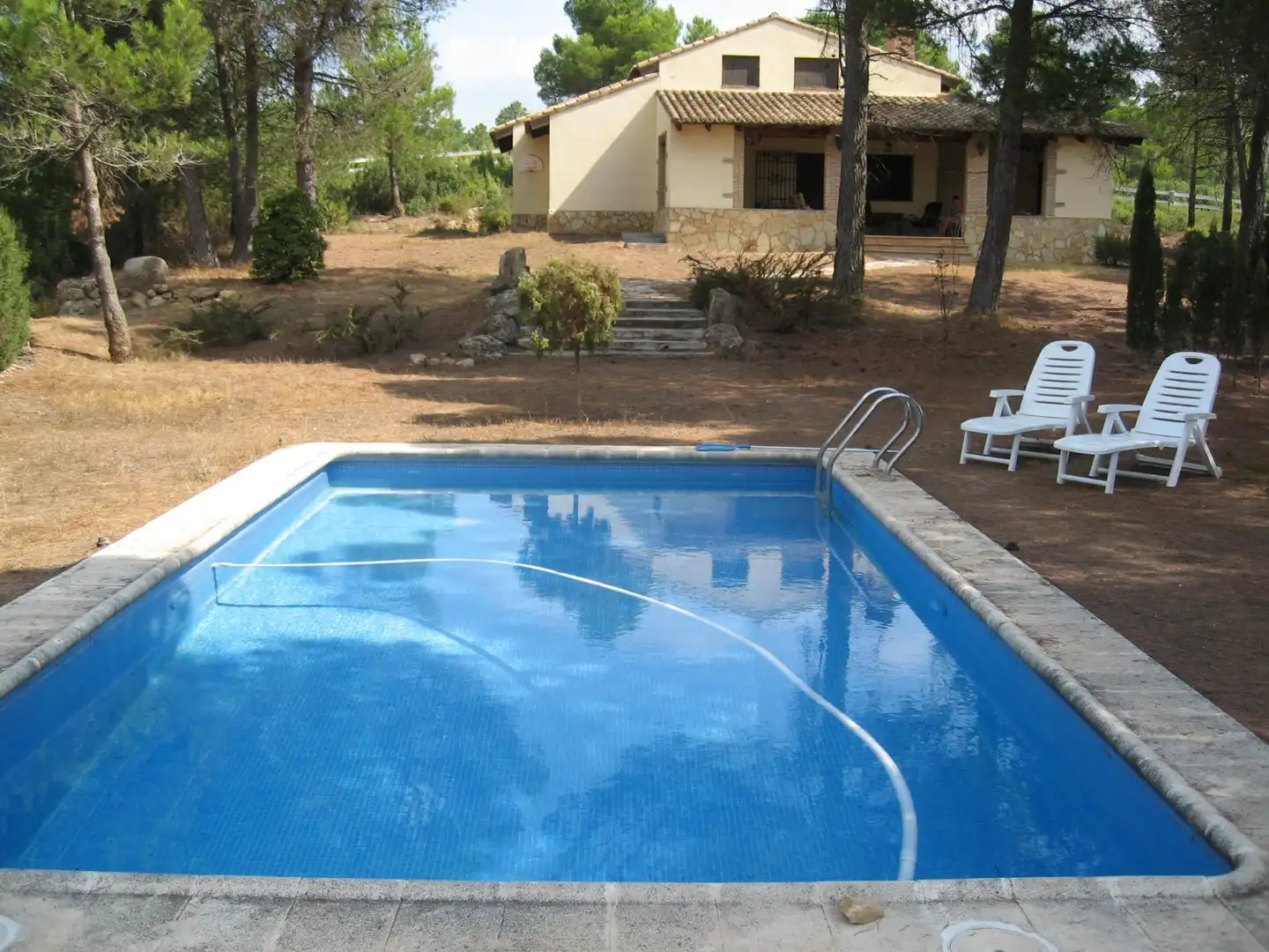 Swimming pool of Country homes for sale in Cortes de Pallás  with Heating and Swimming Pool