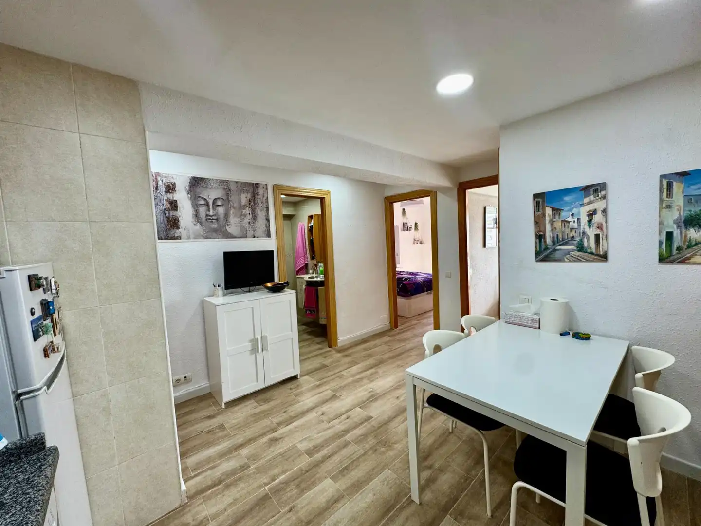 Schlafzimmer von Wohnungen zur Miete in Benalmádena mit Privatgarten, Möbliert und Gemeinschaftspool