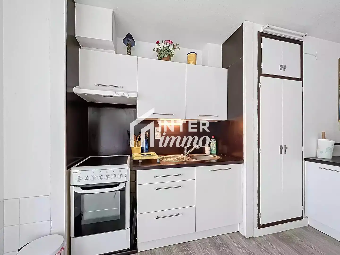 Küche von Wohnung zum Verkauf in Roses mit Terrasse und Möbliert