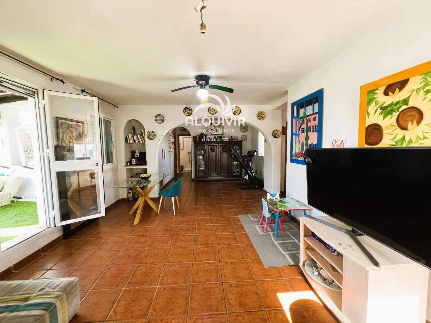 Living room of Flat for sale in Almonte  with Terrace and Furnished