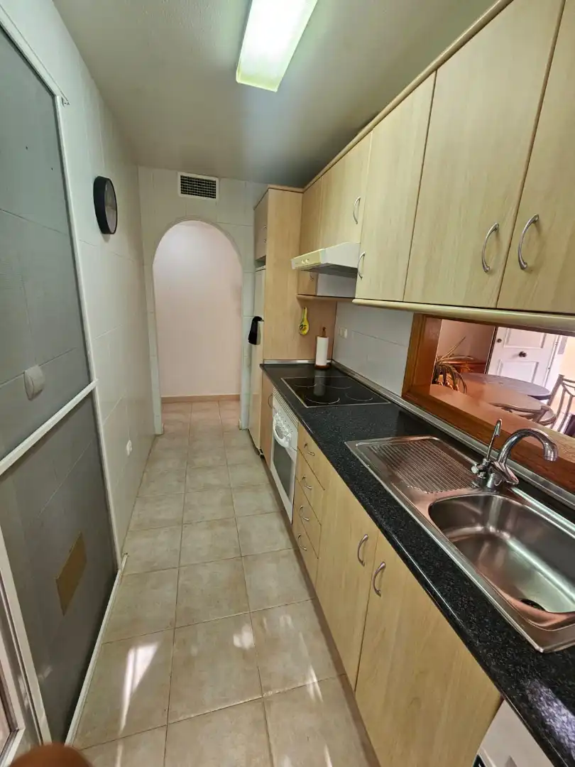 Cocina de Casa o chalet de alquiler en Los Alcázares con Aire acondicionado, Terraza y Amueblado