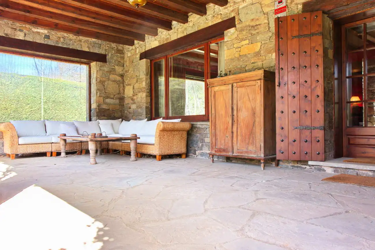 Terraza de Casa o chalet en venta en Camprodon con Calefacción, Jardín privado y Parquet