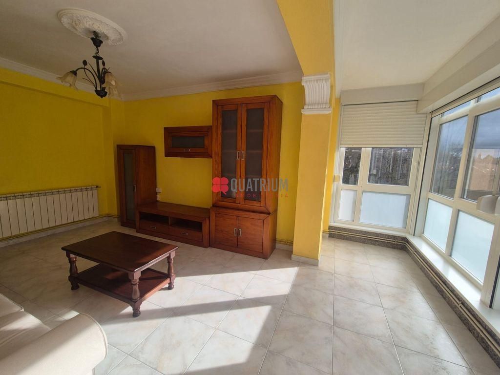 Sala d'estar de Pis de lloguer en Santiago de Compostela  amb Traster i Moblat