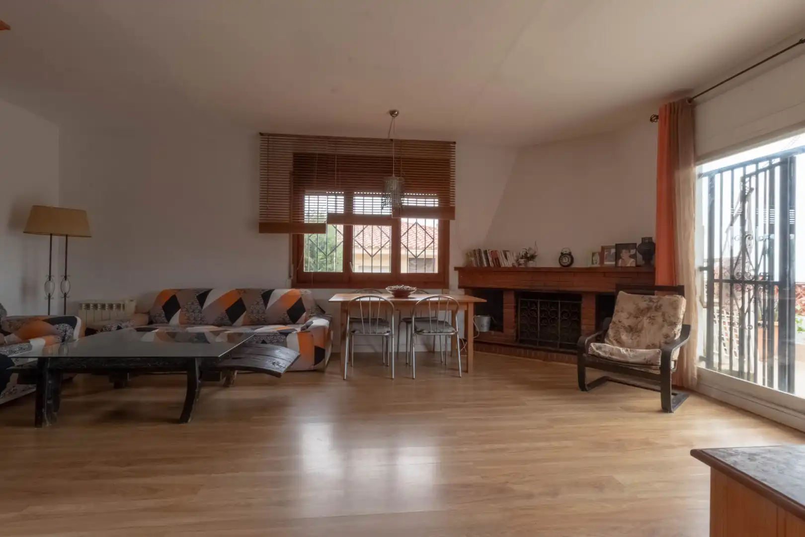 Sala de estar de Casa o chalet en venta en Sant Iscle de Vallalta con Jardín privado, Parquet y Terraza