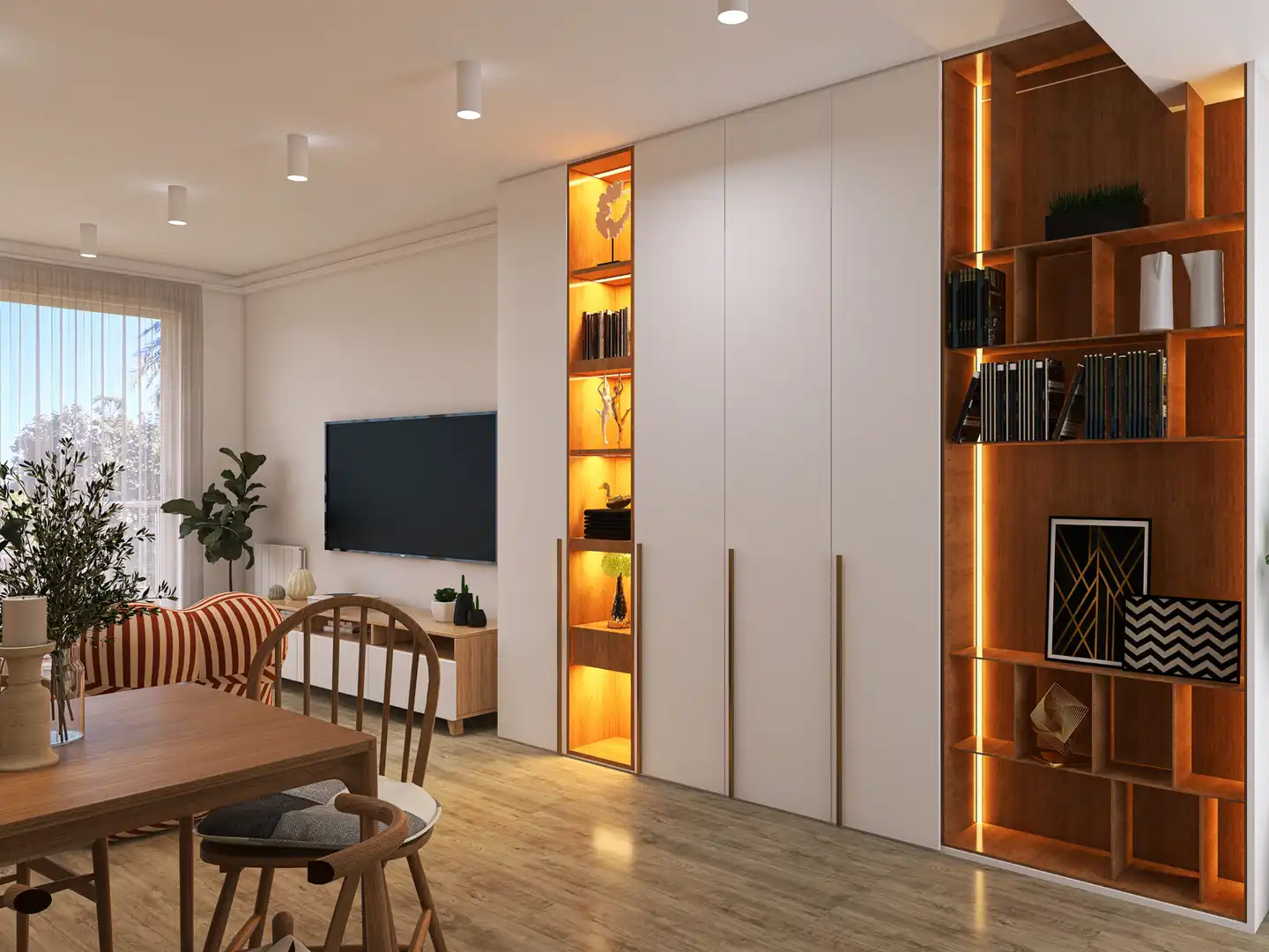 Living room of Flat for sale in Gavà  with Air Conditioner, Heating and Parquet flooring