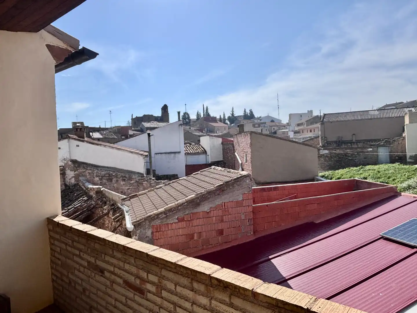 Vista exterior de Casa o chalet en venta en Escatrón con Terraza, Trastero y Amueblado