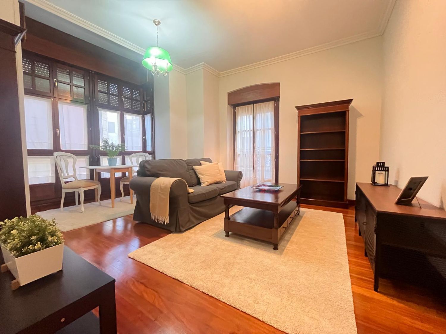 Living room of Flat to rent in Gijón   with Heating