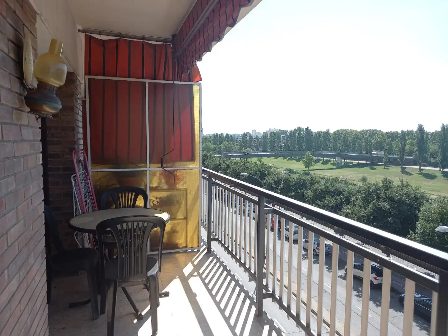 Terraza de Piso de alquiler en Lleida con Aire acondicionado, Calefacción y Piscina