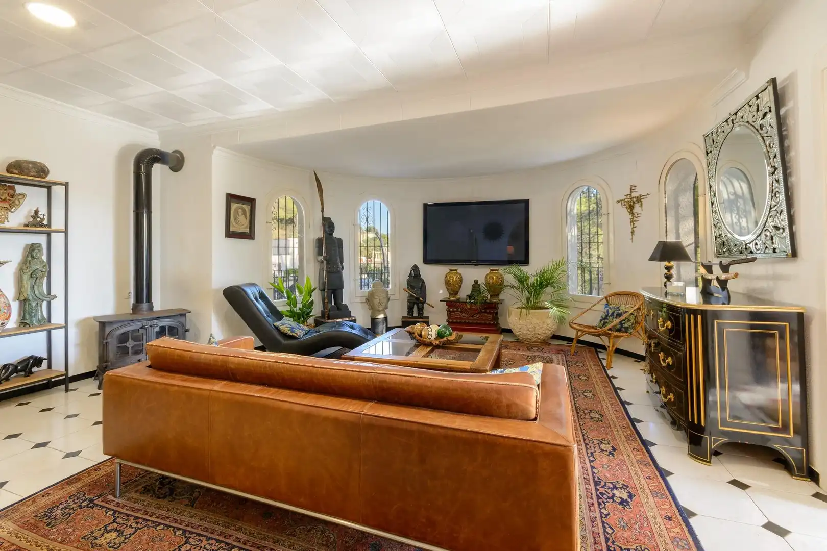 Sala de estar de Casa o chalet en venta en Gandia con Jardín privado, Terraza y Piscina