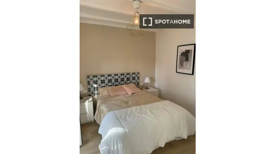 Habitación de Piso de alquiler en Barcelona con Aire acondicionado, Calefacción y Amueblado