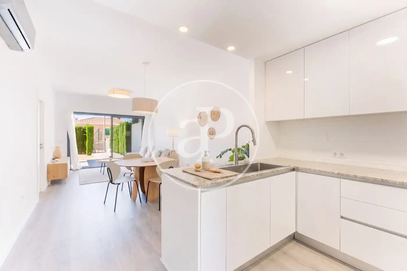 Küche von Wohnung zum Verkauf in Manacor mit Klimaanlage, Heizung und Privatgarten