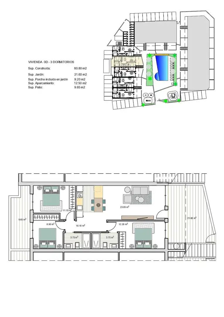 Apartament amb terrassa en venda a Roldán, imagen 16