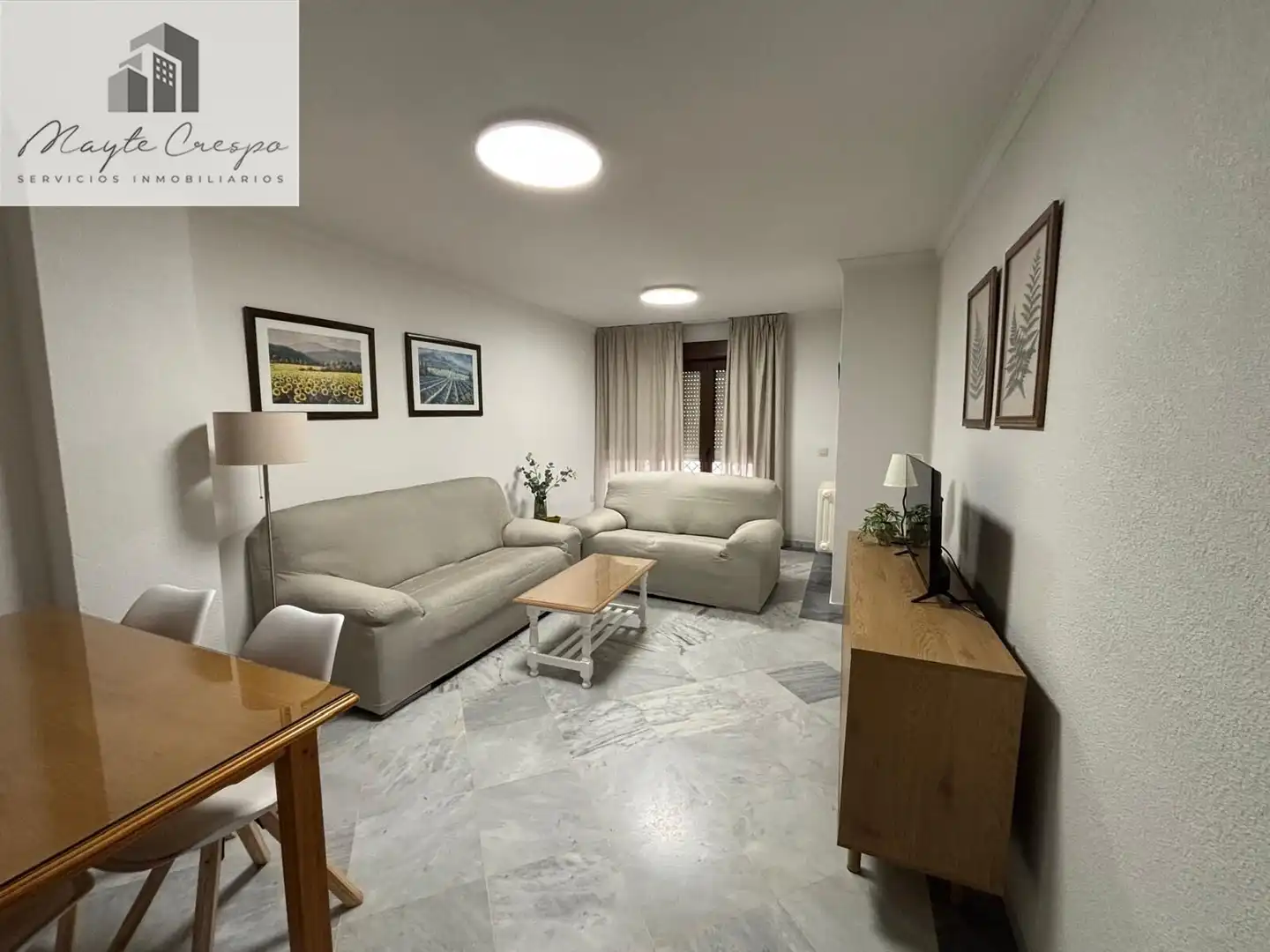 Living room of Flat for rent in Granada  with Heating and Furnished