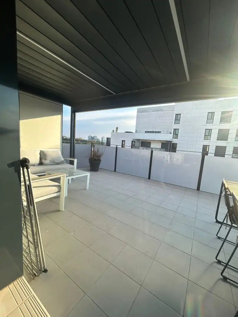 Terrasse von Dachboden zum Verkauf in Barcelona mit Klimaanlage, Heizung und Parkett