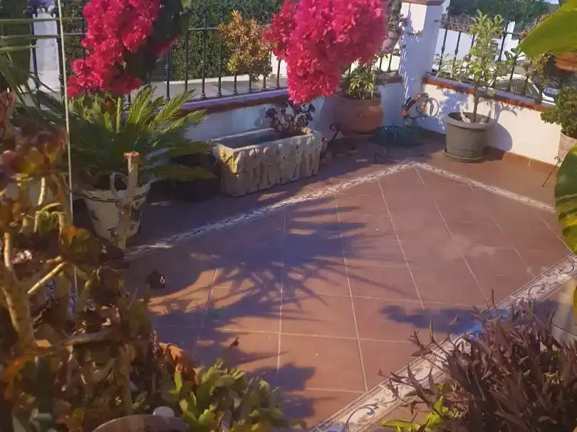 Terrassa de Casa adosada en venda en Mijas amb Aire condicionat, Piscina i Balcó