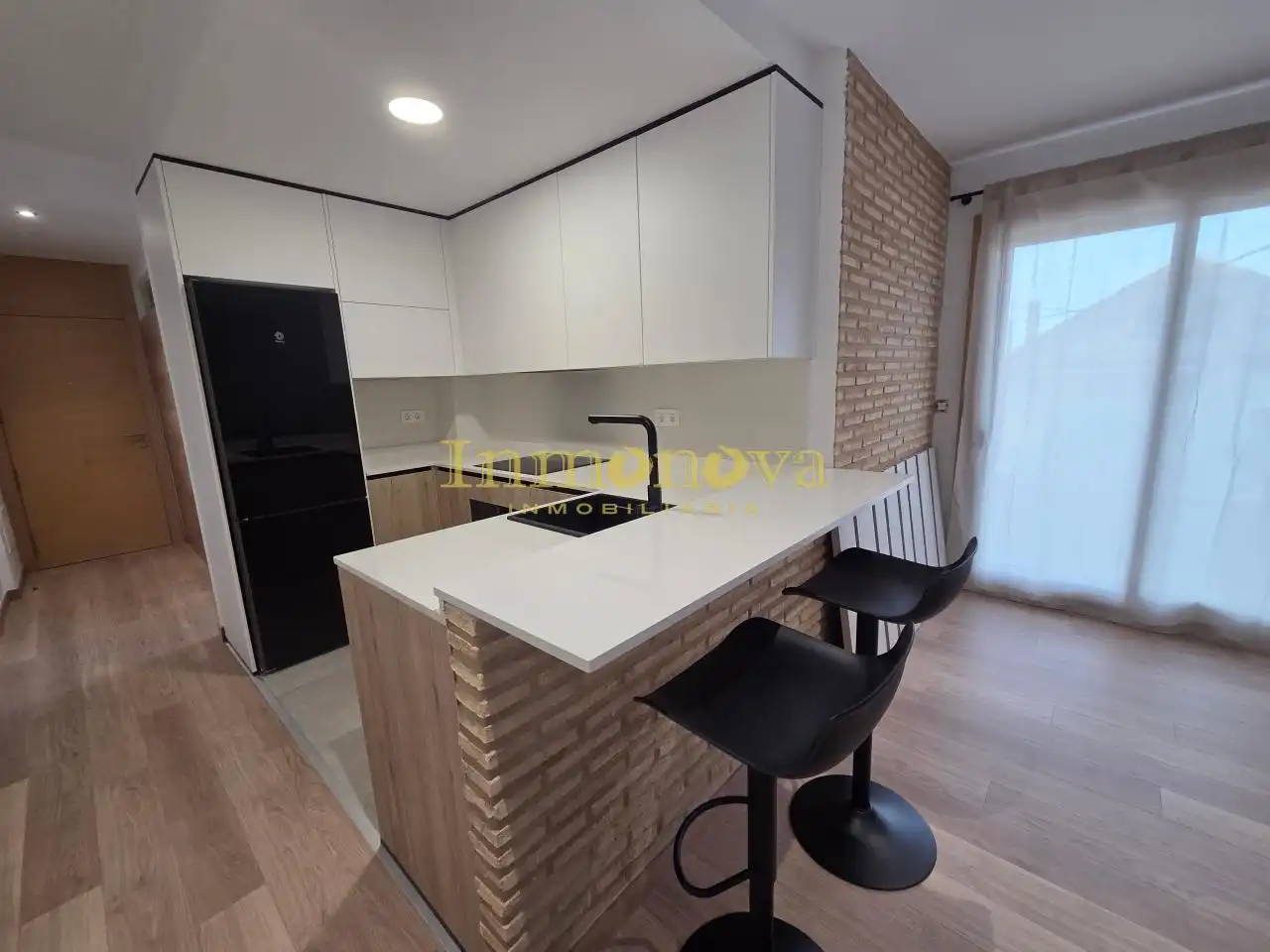 Kitchen of Flat for sale in Cangas   with Heating, Terrace and Storage room
