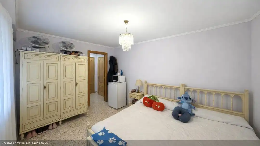 Bedroom of Flat for sale in Gandia  with Terrace and Storage room