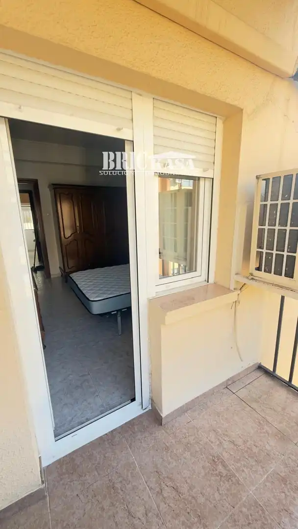 Balcony of Flat for rent in Cáceres  with Air Conditioner, Heating and Terrace