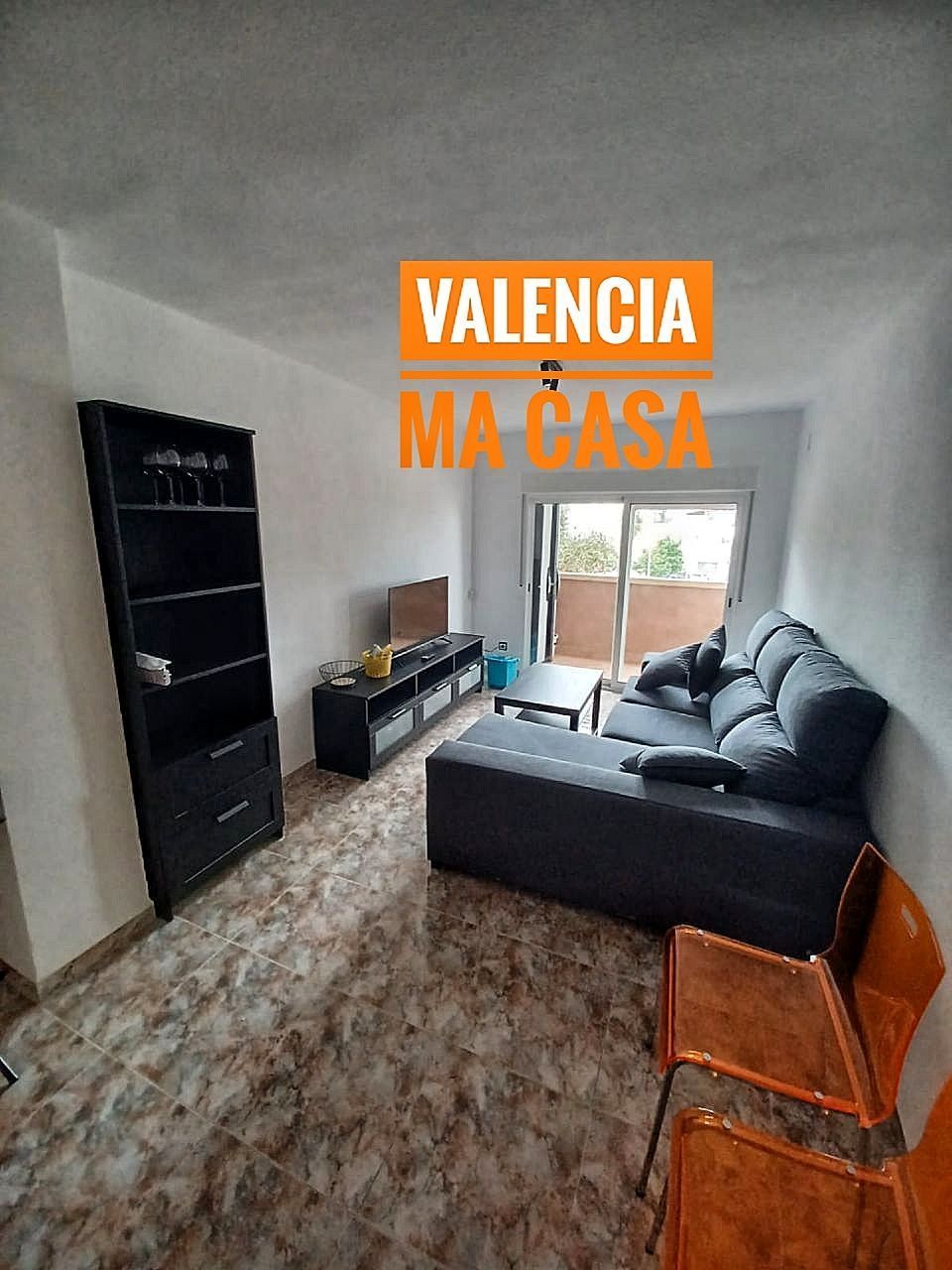 Living room of Flat to rent in  Valencia Capital  with Air Conditioner, Heating and Furnished