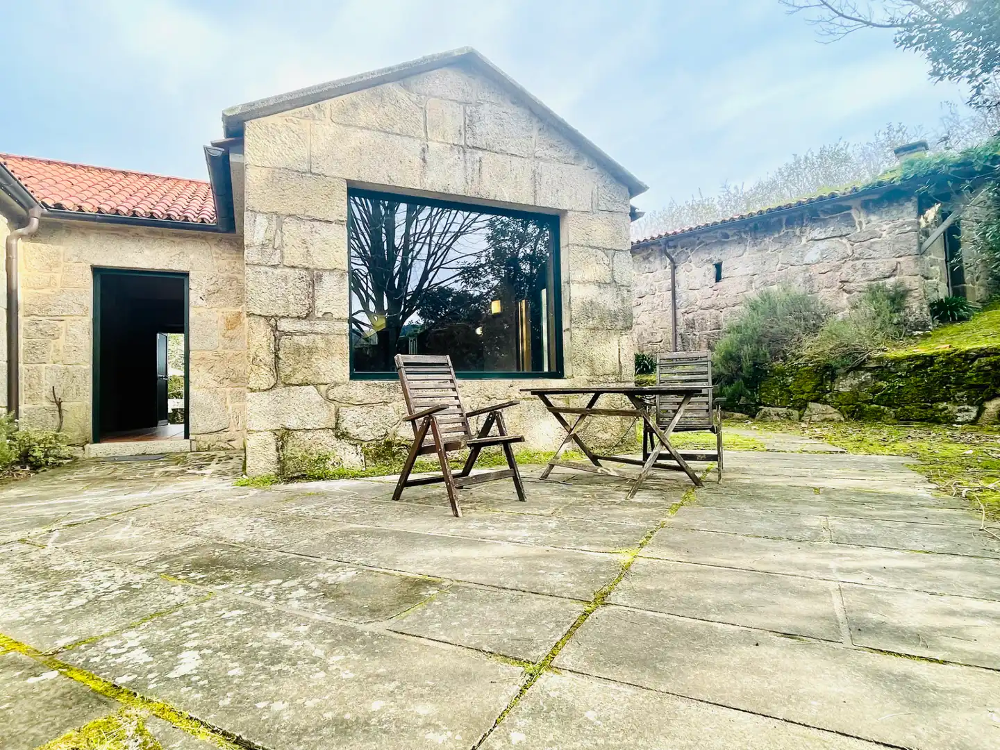 Terraza de Finca rústica en venta en Soutomaior con Calefacción, Jardín privado y Terraza