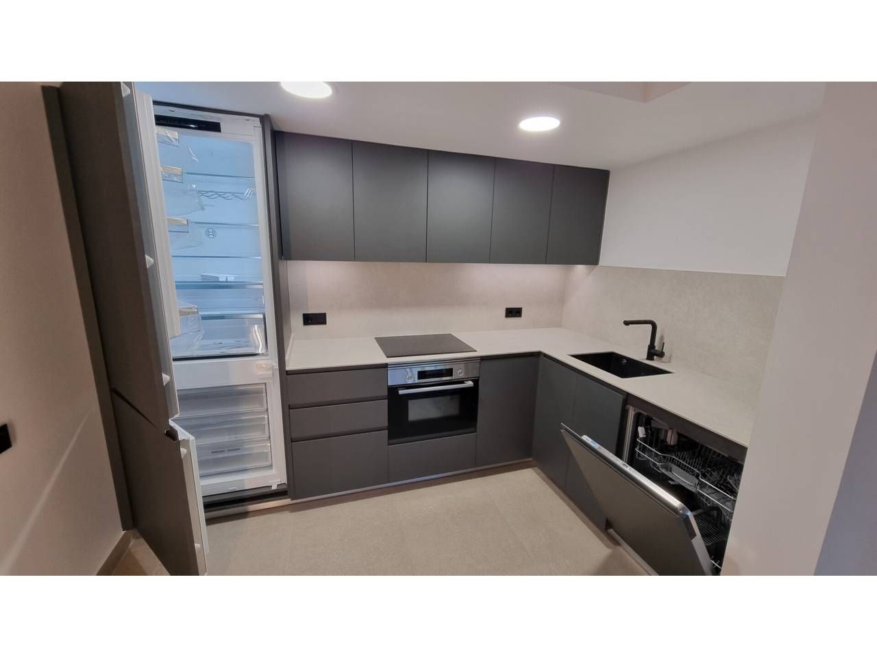 Kitchen of Flat for sale in Granollers  with Air Conditioner, Heating and Balcony