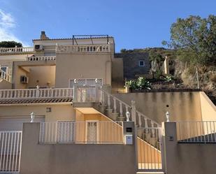 Exterior view of Single-family semi-detached for sale in El Campello  with Air Conditioner, Terrace and Swimming Pool