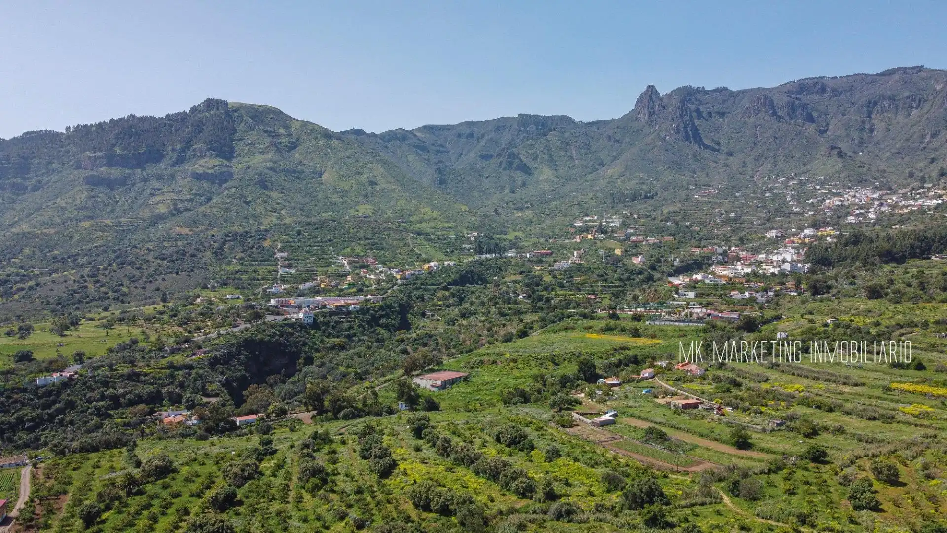 Vista exterior de Finca rústica en venda en Valsequillo de Gran Canaria amb Aire condicionat, Terrassa i Piscina