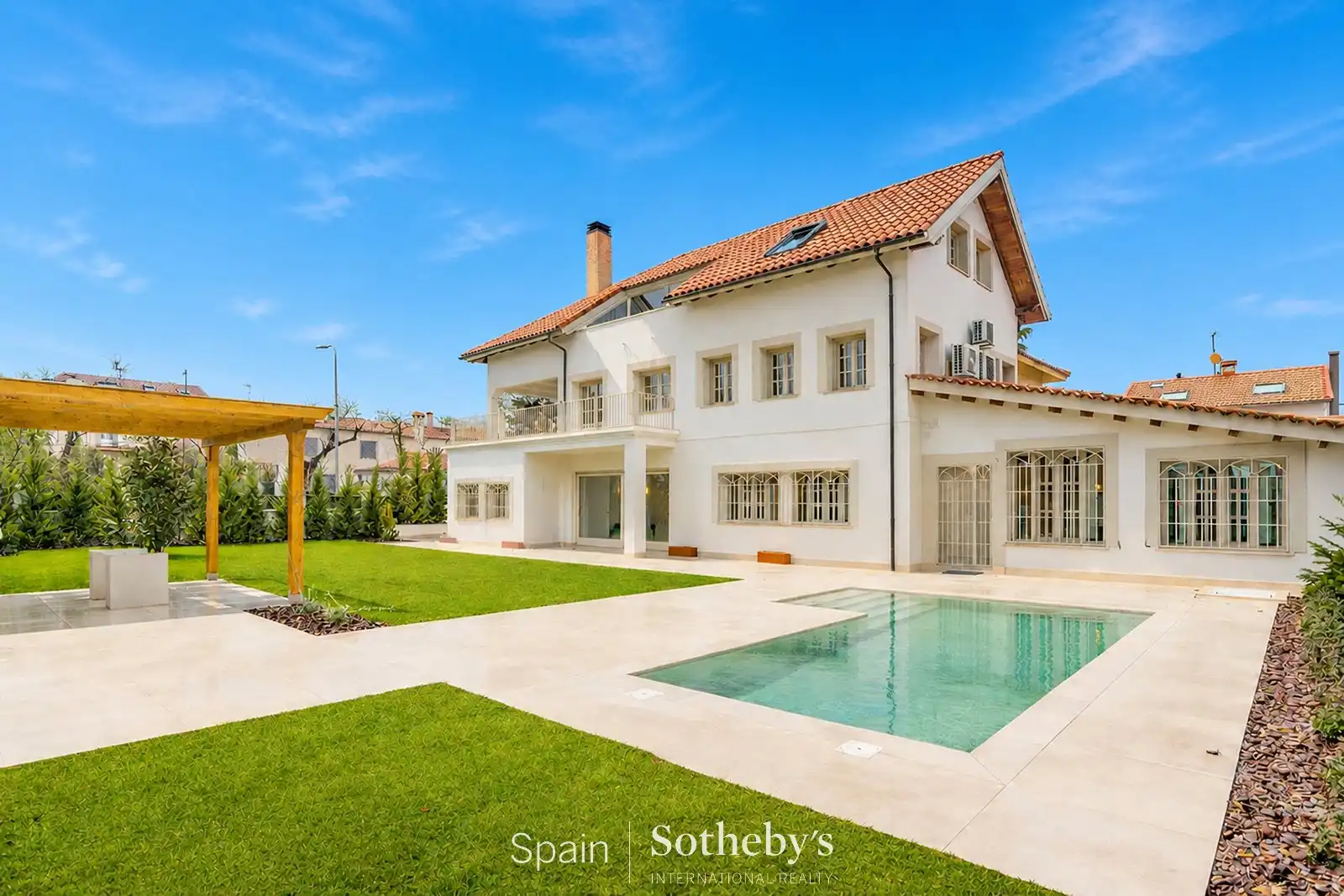 Exterior view of Houses for rent in Madrid  with Air Conditioner, Heating and Private garden