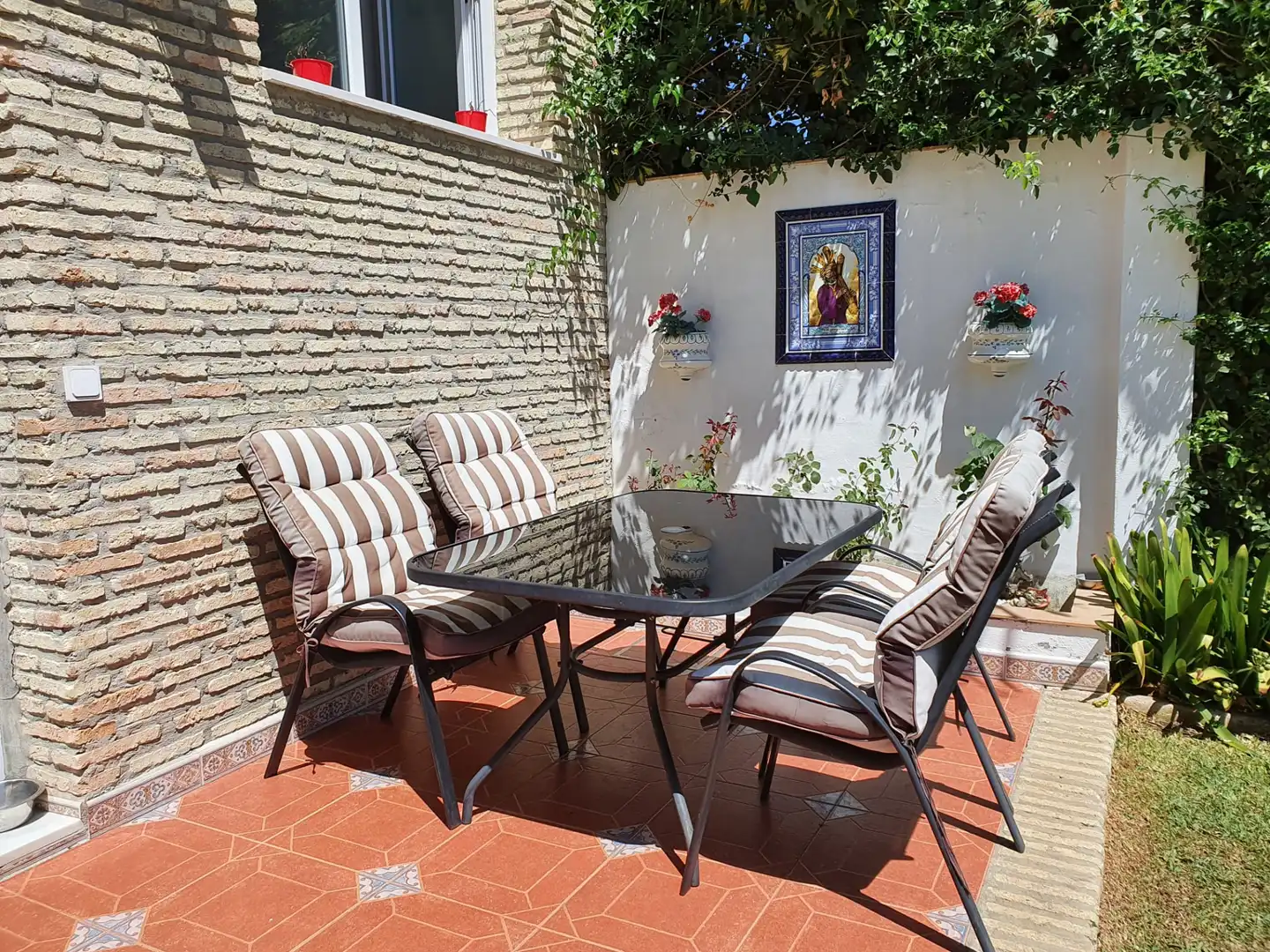Terrace of Detached homes for sale in El Puerto de Santa María  with Air Conditioner, Private garden and Storage room