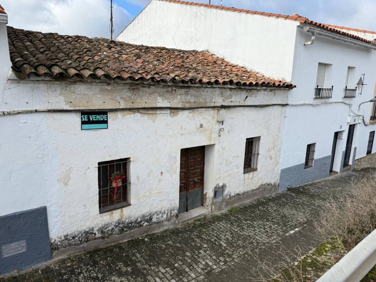 Exterior view of Single-family semi-detached for sale in Segura de León