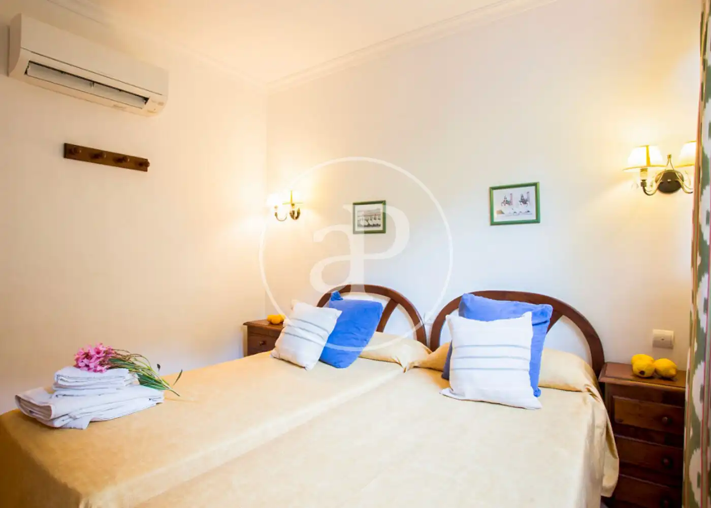 Bedroom of Houses for rent in Pollença  with Air Conditioner, Private garden and Terrace