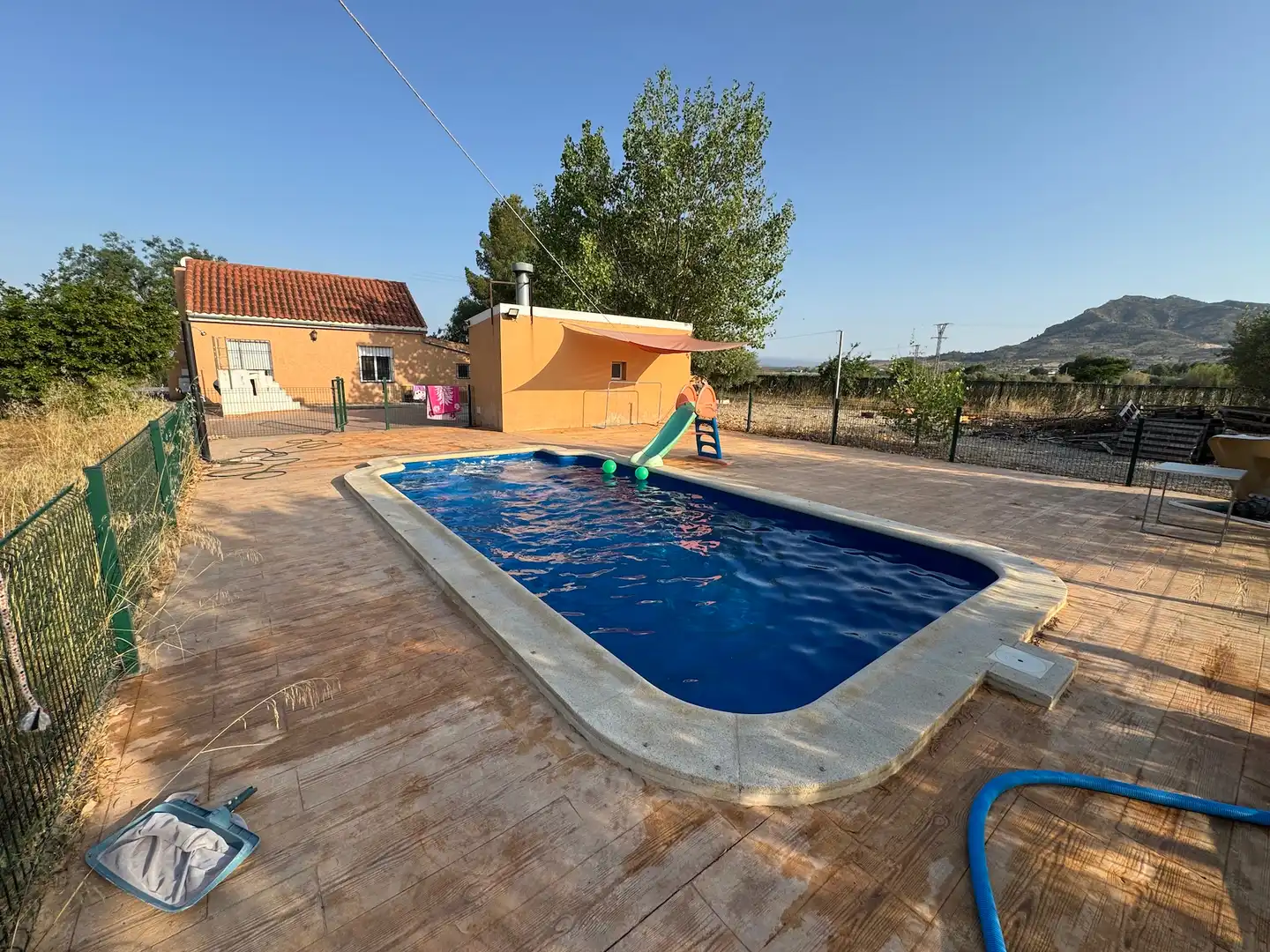 Piscina de Casa o xalet en venda en Villena amb Aire condicionat, Jardí privat i Terrassa